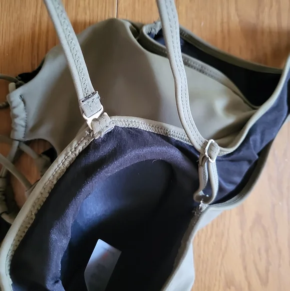 Army Green One piece Swimsuit Size small - Picture 6 of 10